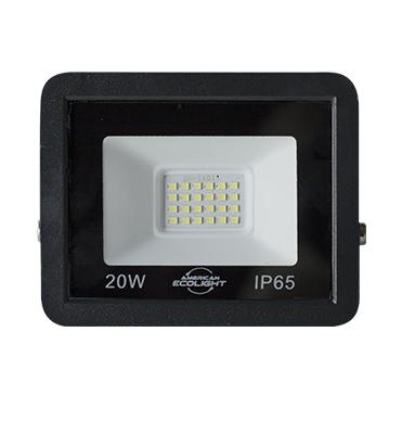 LAMPARA LED TIPO REFLECTOR 20W DL NEGRA